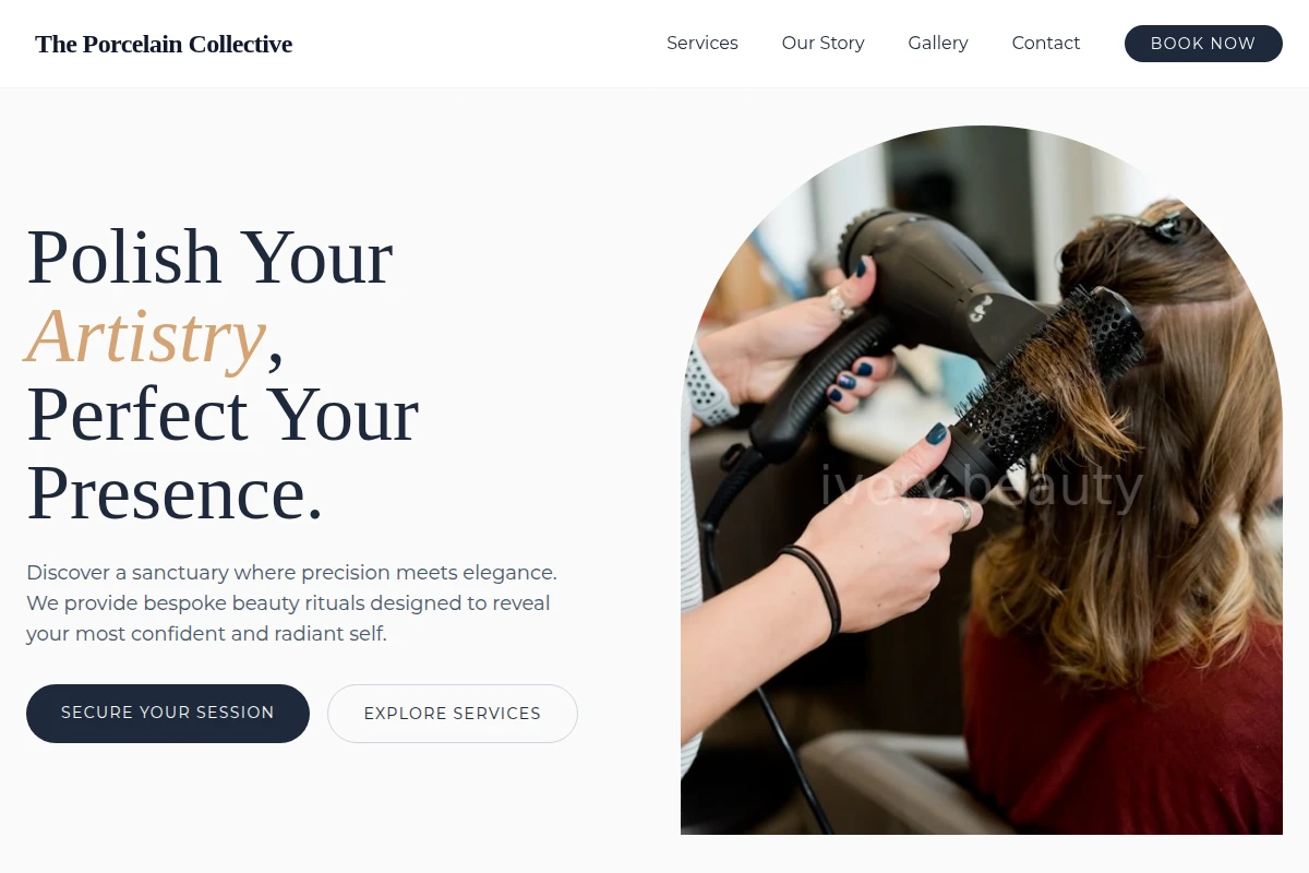Minimal Beauty Salon